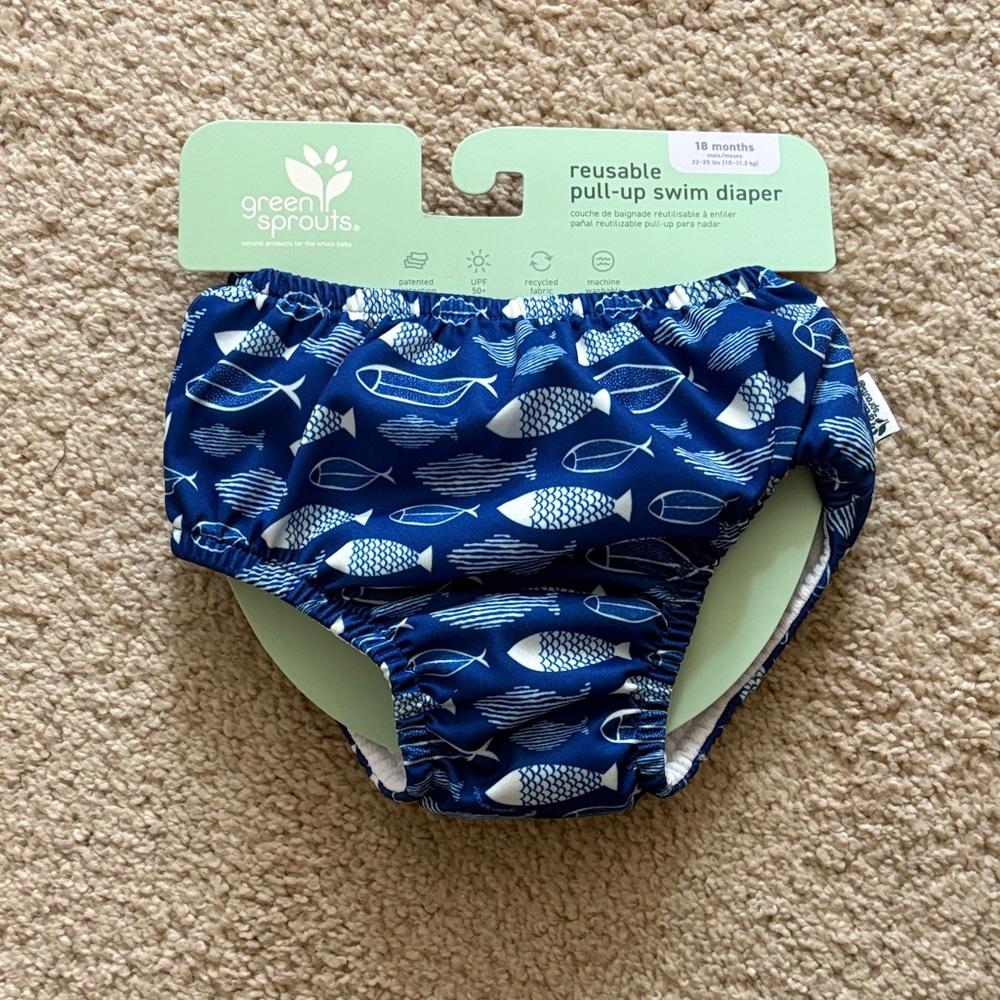 NWT Green Sprouts reusable swim diaper
